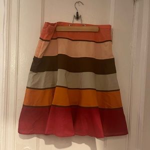 BCBG Color Block Skirt.